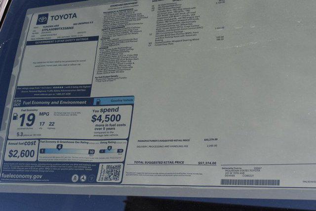 new 2026 Toyota Tundra car, priced at $54,751