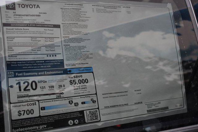 new 2026 Toyota bZ car, priced at $42,681