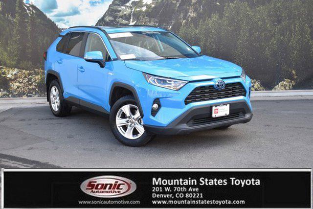 used 2021 Toyota RAV4 Hybrid car, priced at $32,999