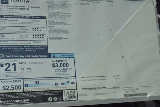 new 2025 Toyota Tacoma car, priced at $42,931