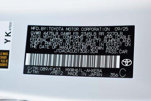 new 2026 Toyota Prius Plug-In Hybrid car, priced at $35,101