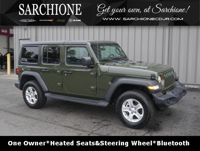 used 2022 Jeep Wrangler Unlimited car, priced at $33,500