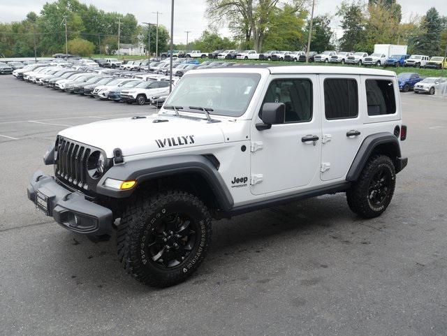 used 2021 Jeep Wrangler car, priced at $33,500