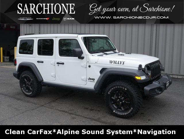 used 2021 Jeep Wrangler car, priced at $33,500