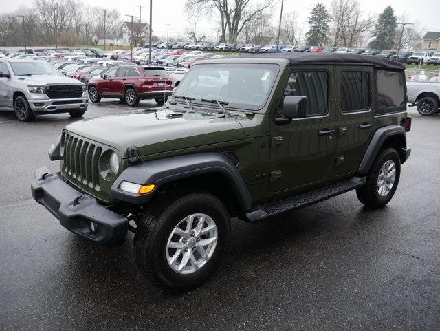 used 2023 Jeep Wrangler car, priced at $34,500