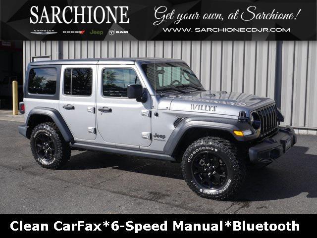 used 2021 Jeep Wrangler car, priced at $32,500