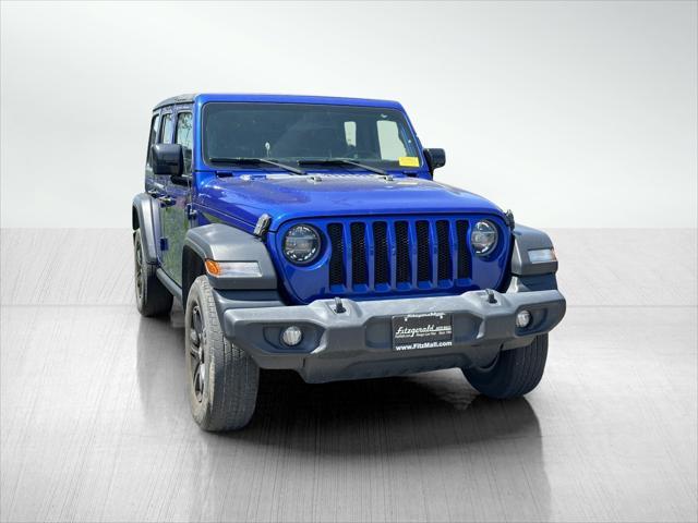 used 2020 Jeep Wrangler Unlimited car, priced at $31,599