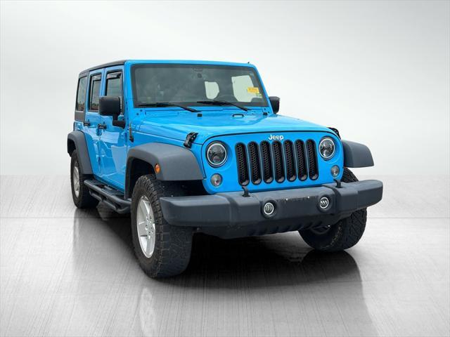used 2017 Jeep Wrangler Unlimited car, priced at $20,977