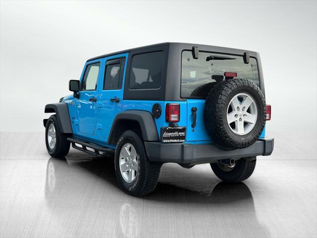 used 2017 Jeep Wrangler Unlimited car, priced at $20,977