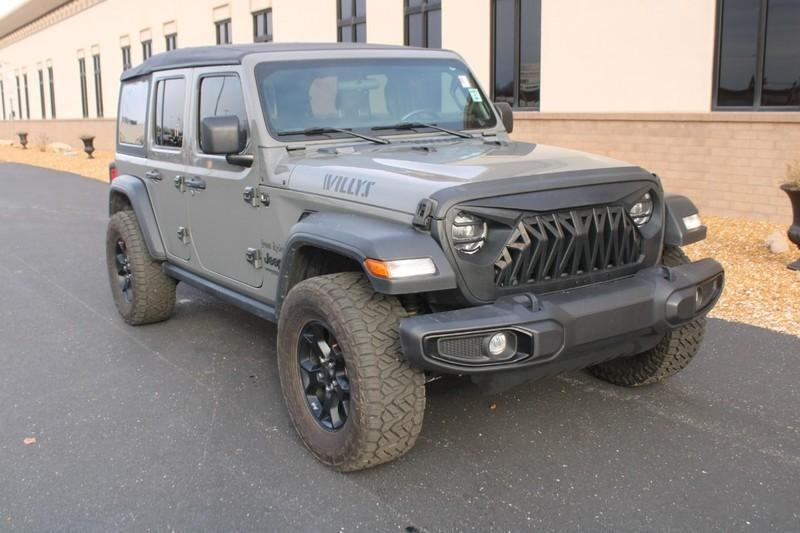 used 2021 Jeep Wrangler Unlimited car, priced at $25,900