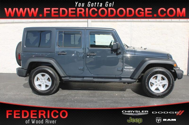 used 2018 Jeep Wrangler JK Unlimited car, priced at $25,000