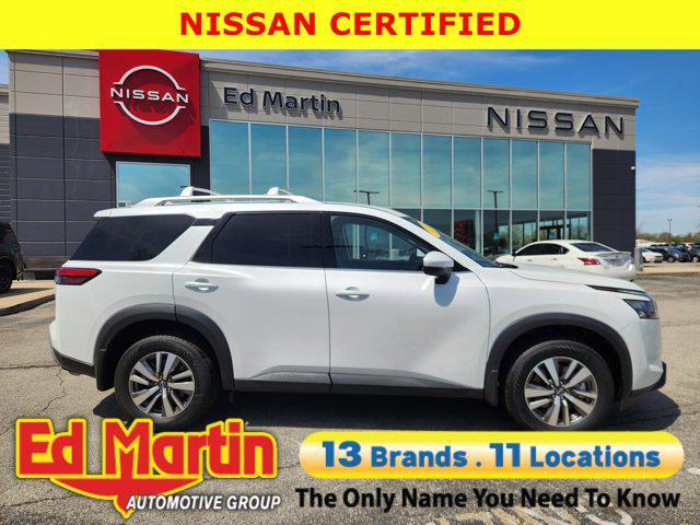 used 2025 Nissan Pathfinder car, priced at $43,794