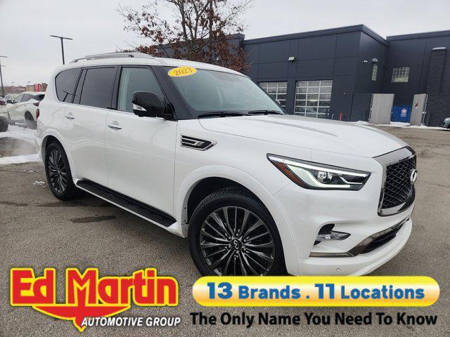 used 2023 INFINITI QX80 car, priced at $51,414