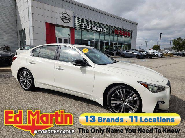 used 2023 INFINITI Q50 car, priced at $34,443