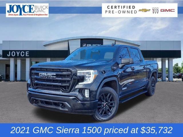 used 2021 GMC Sierra 1500 car, priced at $35,698