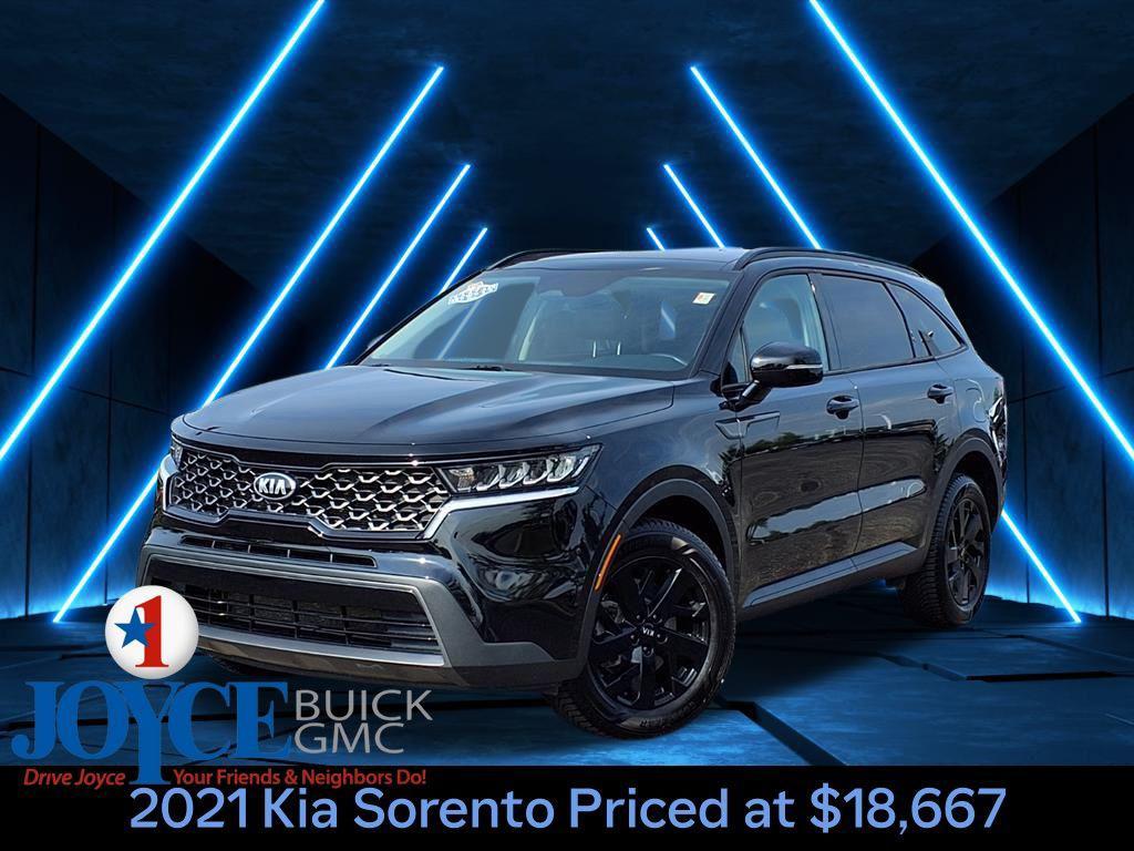 used 2021 Kia Sorento car, priced at $18,667