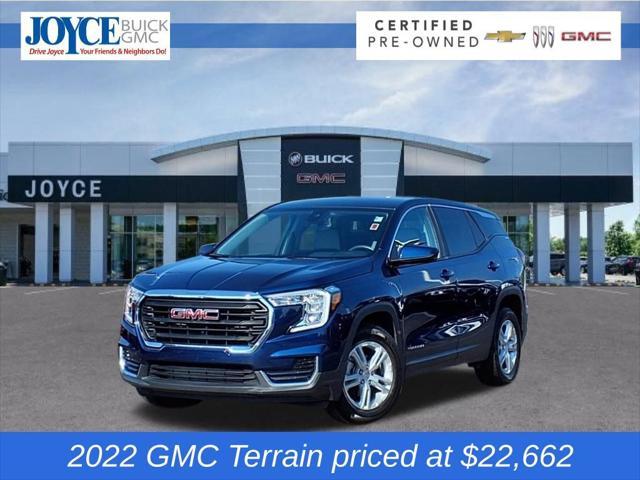 used 2022 GMC Terrain car, priced at $22,662