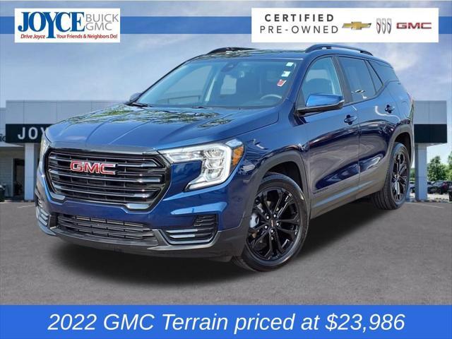 used 2022 GMC Terrain car, priced at $23,986