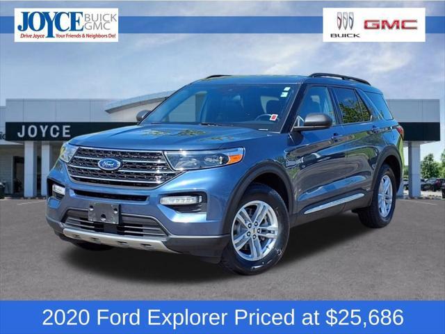 used 2020 Ford Explorer car, priced at $25,686