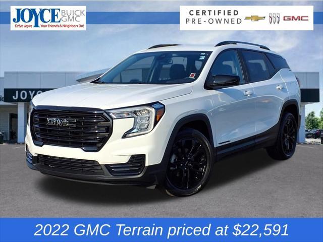 used 2022 GMC Terrain car, priced at $22,591