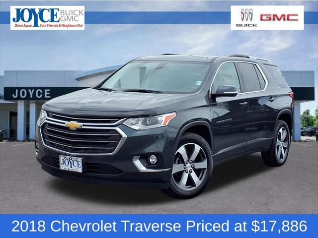 used 2018 Chevrolet Traverse car, priced at $17,886