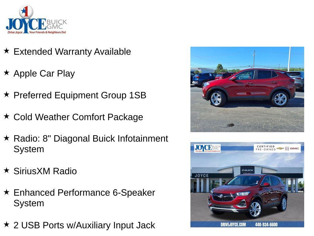 used 2022 Buick Encore GX car, priced at $19,998