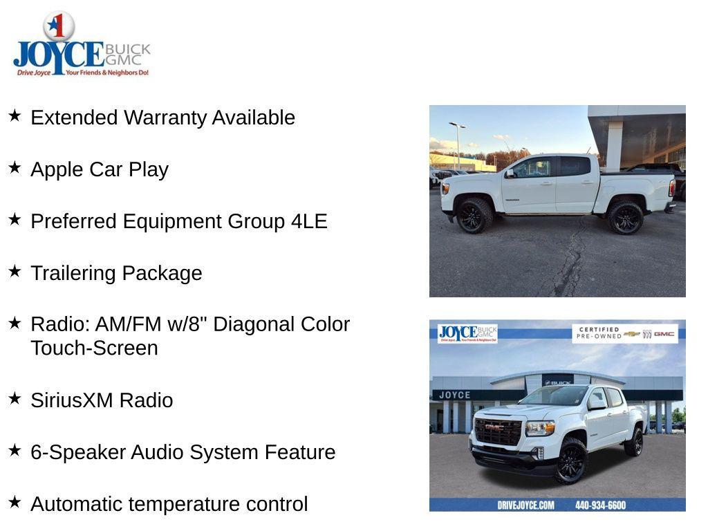 used 2022 GMC Canyon car, priced at $29,298