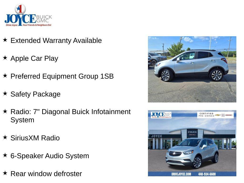 used 2022 Buick Encore car, priced at $20,186