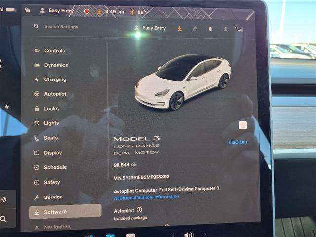 used 2021 Tesla Model 3 car, priced at $23,159