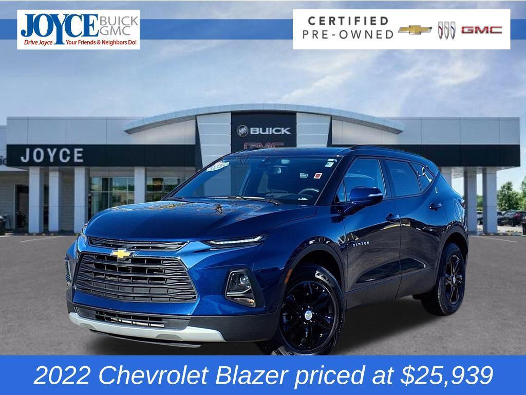 used 2022 Chevrolet Blazer car, priced at $25,939