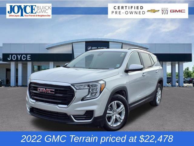 used 2022 GMC Terrain car, priced at $22,478