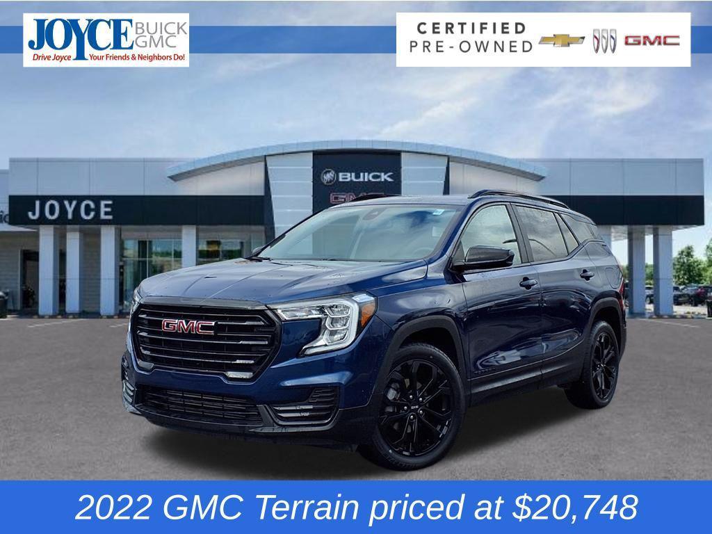 used 2022 GMC Terrain car, priced at $20,748
