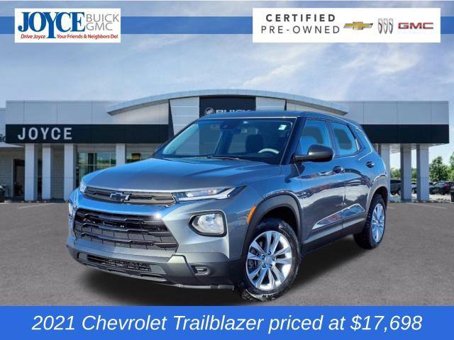 used 2021 Chevrolet TrailBlazer car, priced at $17,698