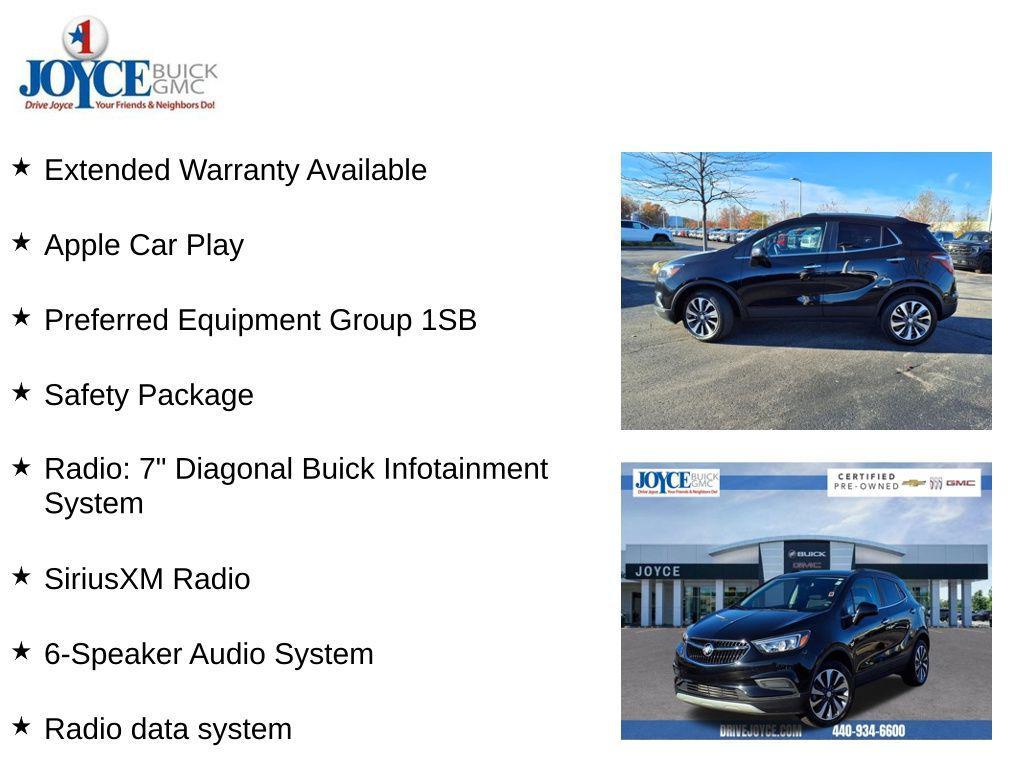 used 2022 Buick Encore car, priced at $19,798