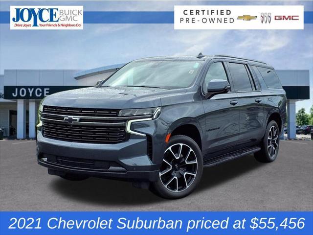 used 2021 Chevrolet Suburban car, priced at $55,456