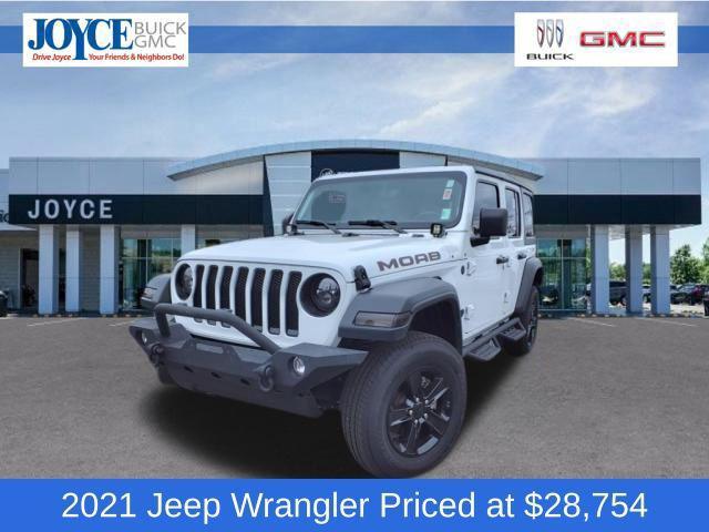 used 2021 Jeep Wrangler Unlimited car, priced at $28,754