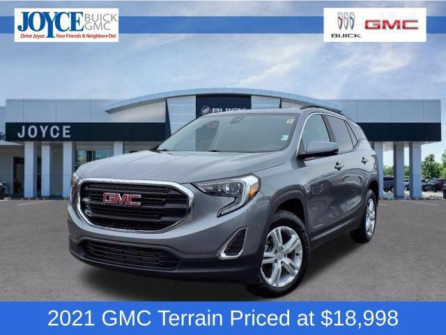 used 2021 GMC Terrain car, priced at $18,998