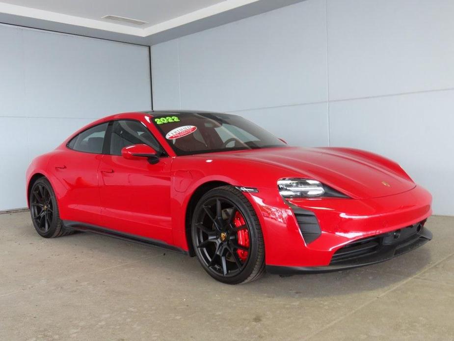 used 2022 Porsche Taycan car, priced at $116,577