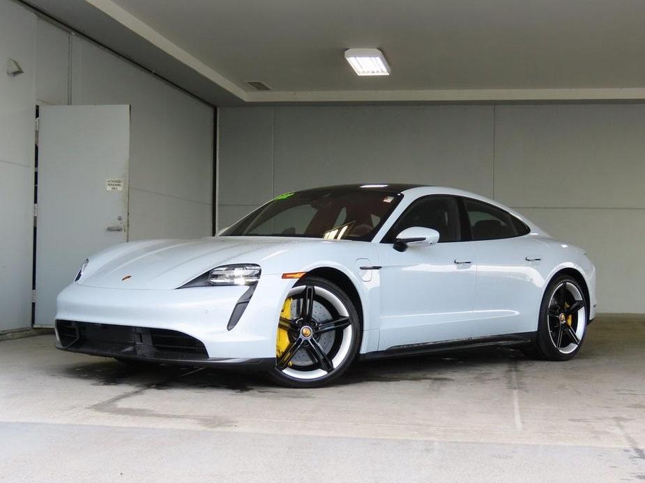 used 2022 Porsche Taycan car, priced at $127,977