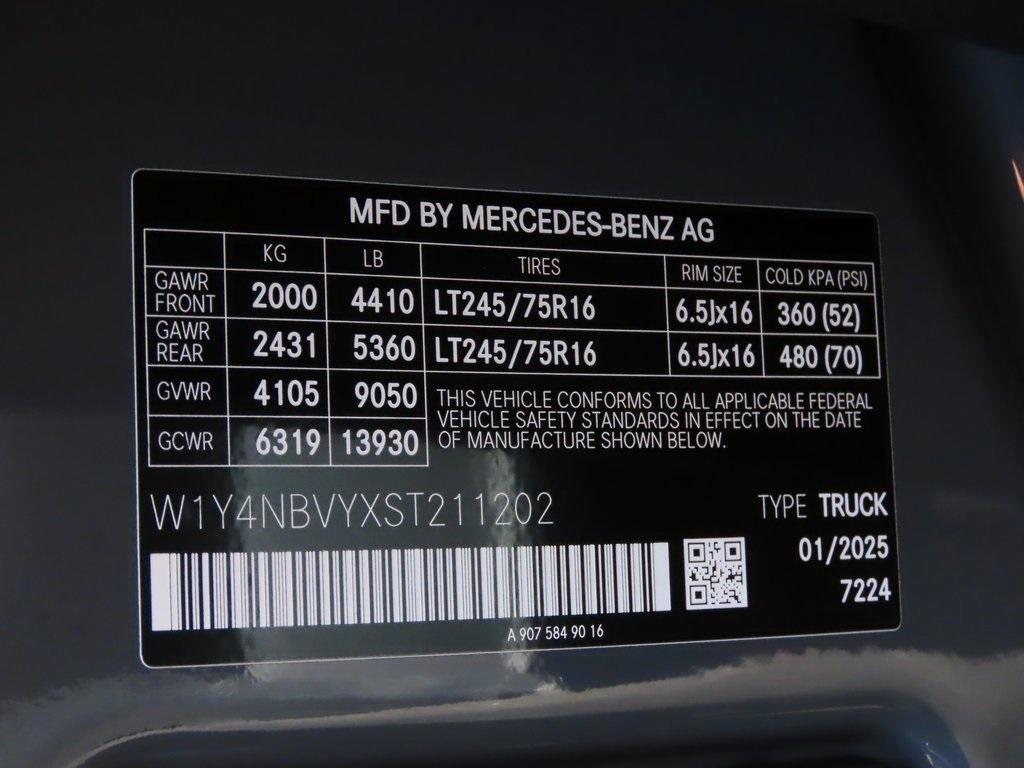 new 2025 Mercedes-Benz Sprinter 2500 car, priced at $77,739
