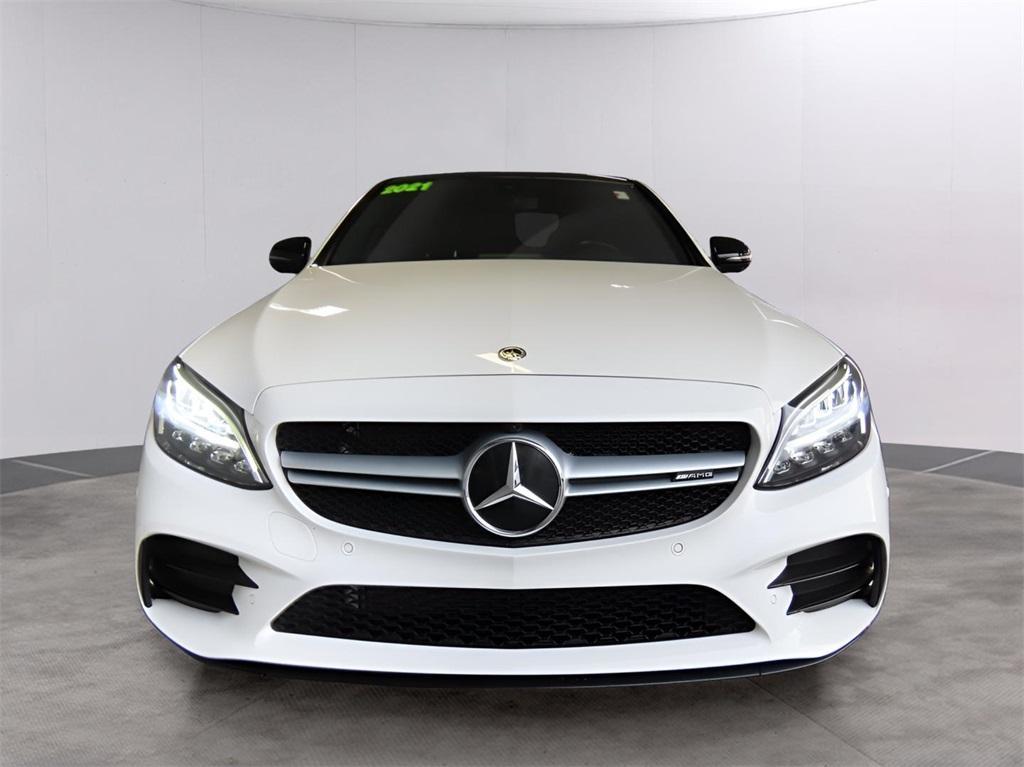 used 2021 Mercedes-Benz AMG C 43 car, priced at $42,777