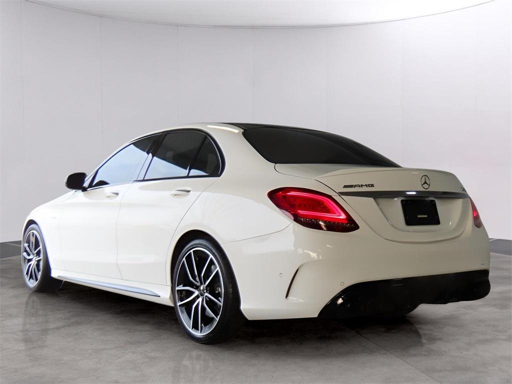 used 2021 Mercedes-Benz AMG C 43 car, priced at $42,777