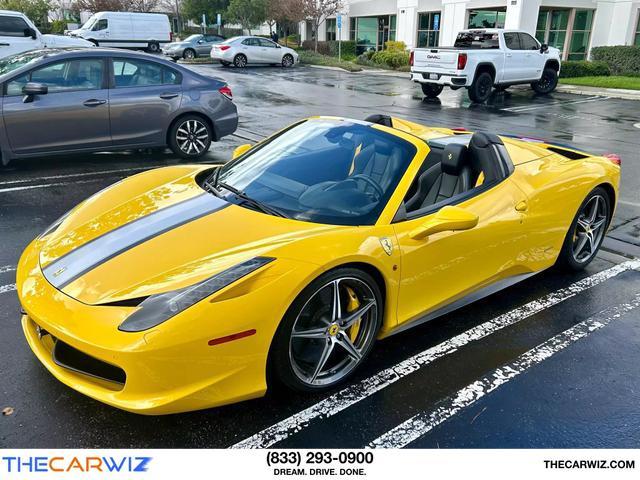 used 2015 Ferrari 458 Spider car, priced at $265,988