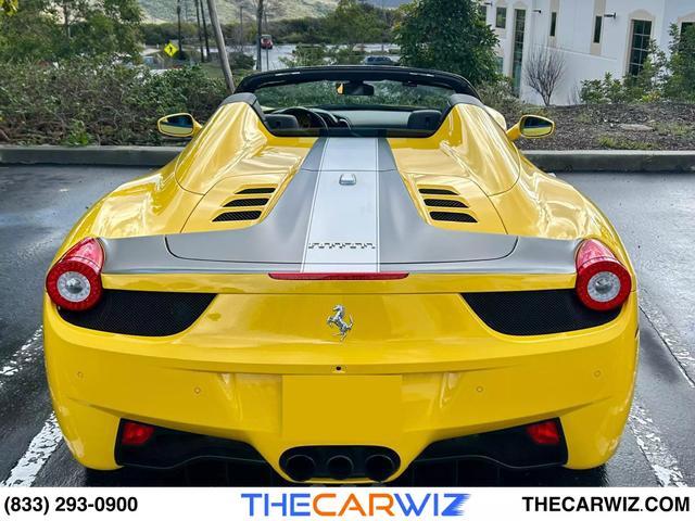 used 2015 Ferrari 458 Spider car, priced at $263,000