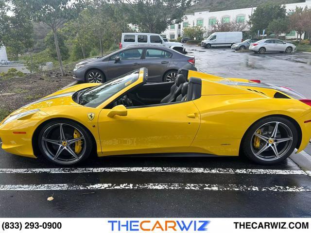 used 2015 Ferrari 458 Spider car, priced at $263,000