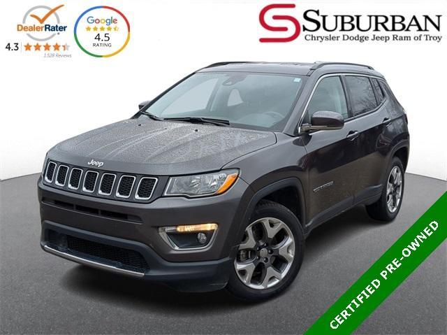 used 2021 Jeep Compass car, priced at $16,887