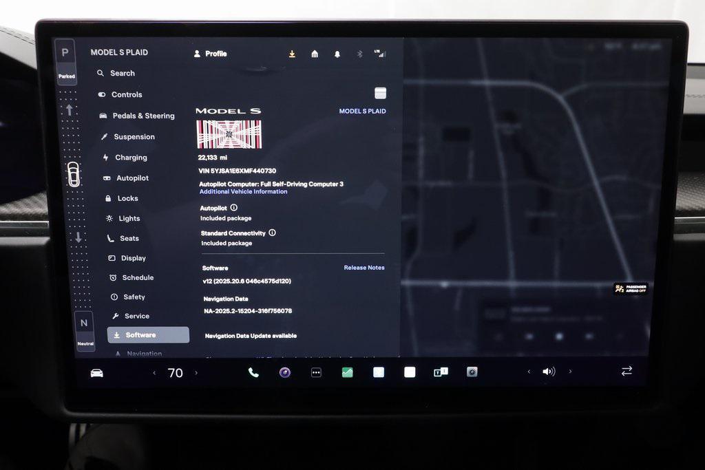 used 2021 Tesla Model S car, priced at $55,787