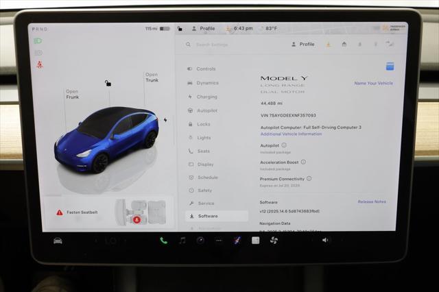 used 2022 Tesla Model Y car, priced at $27,247