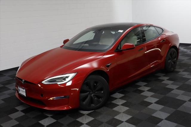 used 2021 Tesla Model S car, priced at $50,497