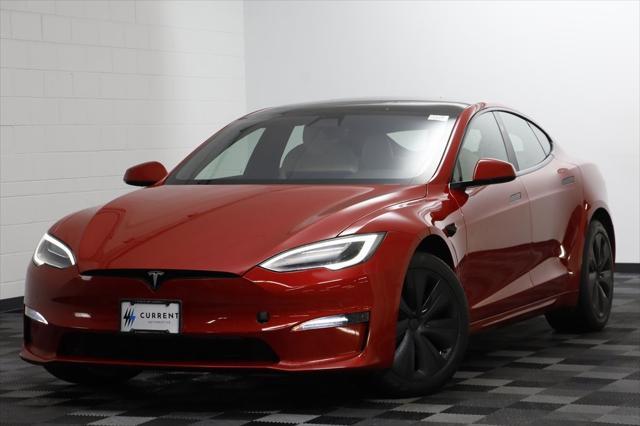 used 2021 Tesla Model S car, priced at $50,497